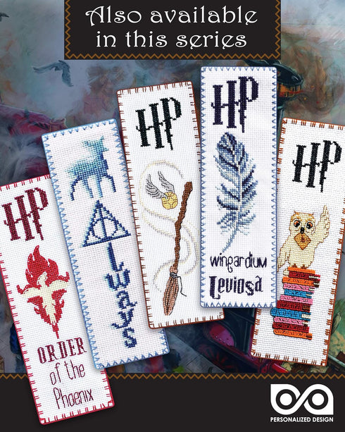 Personalized.Design Cross Stitch Kit 'Hgwrts Express: Platform 9¾ King's Cross Station' Bookmark...