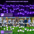 Brizled Solar Halloween Lights, 2 Pack Total 12 LED Halloween Eyeball Lights, 2 Modes Outdoor Halloween Lights, Purple Swaying Firefly Lights, Hal...