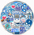 50 PCS Diabetes Awareness Sticker Inspirational Vinyl Decals Waterproof Accessories Decorative Labels for Bicycle Laptop Bumper Truck Vehicle Bike...