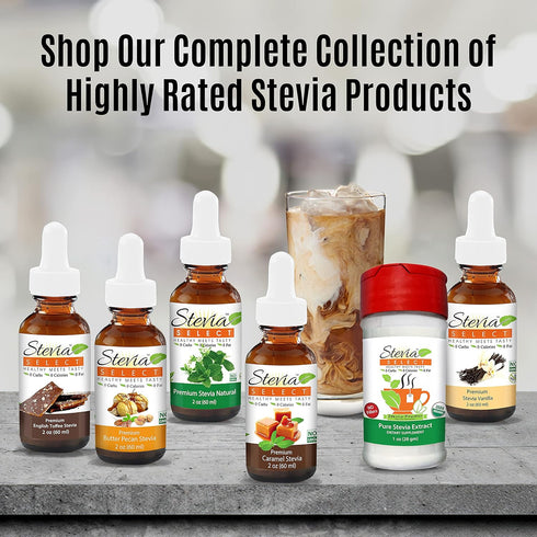 Stevia Select Maple Flavored Liquid Stevia – Zero Calorie Coffee, Tea, Drink & Baking Sweetener, All-Natural, No Erythritol, Keto-Friendly Sugar A...