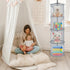 Libeder Mesh Hanging Storage Space Saver Bags Organizer,Foldable Storage Organizer 4 Compartments Toy Storage Basket for Kids Room Bathroom 2 Sets...
