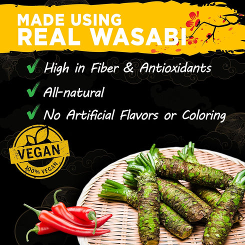 Wasabi-O Combo Set of 2 Wasabi Original Sauce 62g & Wasabi Red Chili Sauce 55g - The Perfect Match, Ideal Not Only For Sushi, Sashimi But For All ...
