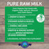 Freeze Dried Raw Goats Milk with Probiotics for Dogs & Cats (Super Greens), Organic USA Veggies & Fruits, High Protein, Digestible Goat Milk Powde...