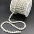 1 Roll 5 Yards Large Crystal Rhinestones Close Chain, 5mm Rhinestone Chain, SS24, Sew on Crystal Rhinstone Chain Trim, Crystal Claw Cup Chain Roll...