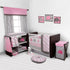 Bacati - Elephants Pink/grey Elephants Mini Changing Pad Cover...