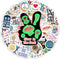 Inspirational Quotes Water Bottle Stickers for Kids Glow in The Dark, 72 PCS Vinyl Be Kind Stickers Pack for Laptop, Cute Skateboard Phone Case De...