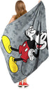 Northwest Mickey Mouse Micro Raschel Throw Blanket, 46" x 60", This is Mickey...
