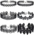 Mudder Choker Necklace Black Choker Lace Choker Gothic Necklace for Women Girls, Black, 6 Pieces...