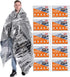 Emergency Blankets Mylar Thermal Blanket,(10 Pack) of Gigantic Space Blanket 82 * 64 in. Survival Blankets Heavy Duty Camping Gear,First Aid...