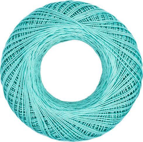 Aunt Lydia Coats Crochet Crochet, Cotton Classic Size 10, Aqua...