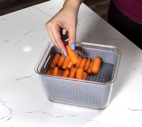 Kitchen Spaces - 1465A6-AMZ Kitchen Spaces Colander Bin, Medium, Gray...