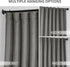 HPD Half Price Drapes - Faux Linen Curtains for Living Room (1 Panel) - 50W X 84L - Textured Room Darkening Curtains for Bedroom 84 Inches Long - ...