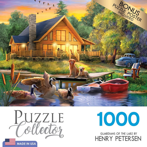 RoseArt - Puzzle Collector - Guardians of The Lake - 1000 Piece Jigsaw Puzzle for Adults...