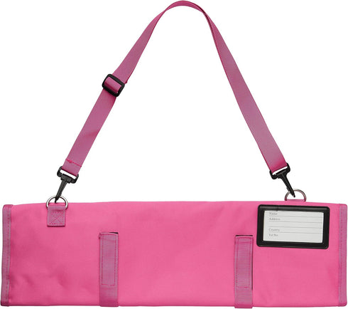 Mercer Culinary 7-Pocket Knife Roll Storage Bag, Pink...