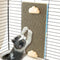 Cat Scratching Post for Cage, Cage Wall Mounted Cat Scratcher, Cardboard Scratcher, SCRC-40X20...