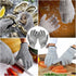6.8’’ and 7.9’’ Stainless Steel Oyster Shucking Knives and 4Pieces of Level 5 Cut-Resistant Gloves (L), Oyster Knife Suitable For All Kinds of She...