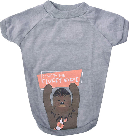 Star Wars for Pets "Come To The Fluffy Side" Chewbacca Dog Tee | Dog Shirt for Large Dogs | Size X-Large | Soft, Cute, and Comfortable Dog Clothin...