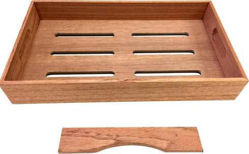 F.e.s.s. Fess Storage versatility Cedar Tray with Adjustable Divider...