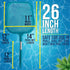 U.S. Pool Supply Professional Spa, Hot Tub, Pool Hand Leaf Skimmer Net, 26" Long with 12" Aluminum Pole - Fine Mesh Netting, Cleanout Leaves, Debr...