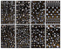 JMEOWIO 8 Sheets Christmas Glitter Nail Art Stickers Decals Self-Adhesive Pegatinas Uñas Snowflake Xmas Winter Holiday Cute Gold White Nail Suppli...