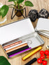 3 Pack Metal Tin Box with Lid, Metal Rectangular Tins With Hinged Lid, Portable Storage Box Containers, for Storage Drawing Pin Candies Jewelry Cr...