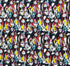 Fat Quarter - Jack & Sally Nightmare Before Christmas Cotton Fabric - 18" x 22" Fat Quarter...