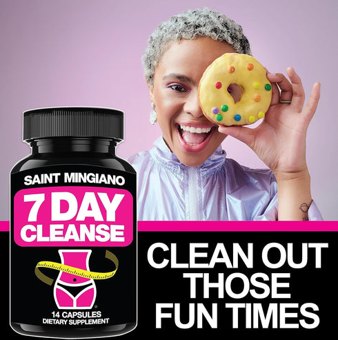 7 Day Cleanse Program | Colon Detox with Natural Laxative for Constipation & Bloating | Extra-Strength Senna Leaf Supplements | Strong for Some Pe...