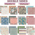 Double-Sided Scrapbook Paper 12x12 Card Stock, Floral Patterned Scrapbooking Pack, Heavyweight Premium Printed Background, Theme Cardmaking Decor ...