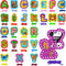 26PCS Kids Lacing Cards, 26 Double Sided Uppercase Sewing Cards with 26 Colorful Laces, Imagination Development Lacing Toys Games for Children Edu...