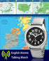 FIVE SENSES Atomic Talking Watch Seniors Men Women Loud Talking Sound Alarm for Visually Impaired...