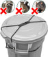 Encased Trash Can Lock for Animals/Raccoons, Nylon Bungee Cord Heavy Duty Large Outdoor Garbage Lid Lock (Trash Can NOT Included)...