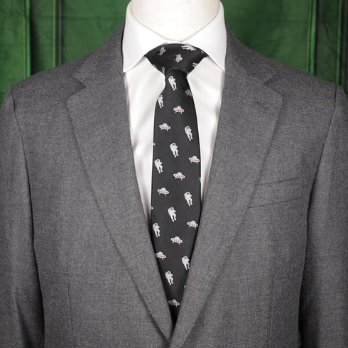 Space Ties Airplanes Necktie Astronaut UFO Tie Men Birthday Father's Day Gift...