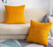 TangDepot, Set of 2 Soft Plush Velvet Big Striped Corduroy Solid Decorative Throw Pillow Covers, Euro Shams, European Pillow Covers - (24"x24" 2 P...