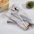 KEAWELL Premium Korean Soup Spoons with Long Handles, Set of 4, 18/10 Stainless Steel, Dishwasher Safe (Plain)...