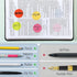 Mr. Pen- Transparent Sticky Notes, 560 Pcs, Assorted Colors, Round Translucent Sticky Notes, Sticky Note Tabs, See Through Sticky Notes Transparen...