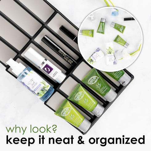 Spice Drawer Organizer | 3 Tier Kitchen Spice Rack Organizer for Drawer | Non-Skid storage Tray...