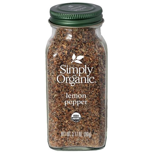 Simply Organic Lemon Pepper, Certified Organic | 3.17 oz...