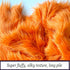 Bianna Vivid Orange Faux Fur Fabric, 60 inches Wide Options, American Seller, Luxury Shag Shaggy Material for Crafting, Sewing, Costumes, Fursuits...