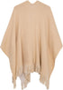 Urban CoCo Women's Winter Vintage Poncho Capes Tassel Blanket Shawl Wrap Cardigan Coat...