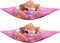 Handy Laundry Jumbo Toy Hammock, Pink, Organize Stuffed Animals & Children's Toys, Great Decor while Neatly Organizing Kid's Toys and Stuffed Anim...