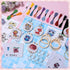 Juinte 10 Pack Stamped Cross Stitch Beginners Kits for Kids Embroidery Starter Cross Kit with Woodland Animal Patterns DIY Needlepoint Sewing Set ...
