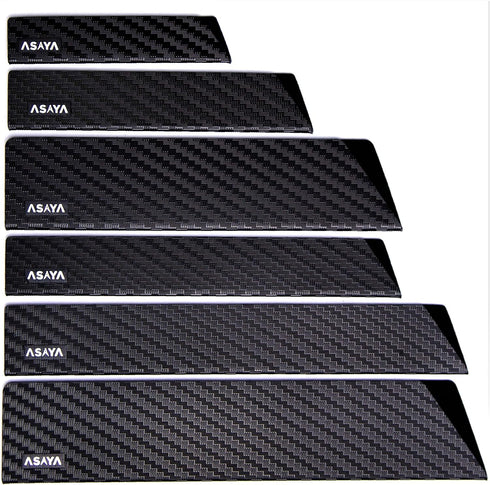 Asaya Professional Knife Edge Guards -Universal Blade Covers - Extra Strength, ABS Plastic and BPA-Free Felt Lining, non-Toxic and Food Safe - Kni...