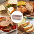 HONGBAKE Mini Loaf Pan for Baking Bread, Nonstick Small Banana Bread Tins Set of 3, 6 x 3.3 x 2 In Tiny Carbon Steel Meatloaf Pan - Rose Gold...