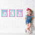 Unicorn Wall Decor, Glow In The Dark Unicorn Posters for Girls Bedroom, Glowing Pictures including Inspired Words, Birthday Gift for Girls, Little...