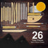 U.S. Art Supply Pottery & Clay Tools Sets (26-Piece) - 12 and 14-Piece Set Include Pottery Tools, Canvas Case for Sculpting, Ceramics, and Easy St...