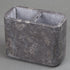 Creative Home Natural Charcoal Marble Maluku Collection Deluxe Rectangular Toothbrush Holder Makeup Brush Organizer Bathroom Countertop Organizer...