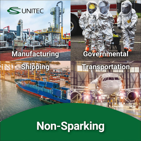 CS Unitec | Non-Sparking Aluminum Bronze Flange Wedge with Lanyard Hole | Metal Pipefitting Welding Tool | 1/2 in x 3/4 in x 4 in (Pack of 1)...