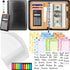 Budget Binder with Zipper Envelopes, Cash Envelopes for Budgeting, A6 PU Leather Budget Planner 2024 with Cash Envelopes Calculator, Bill Money Or...