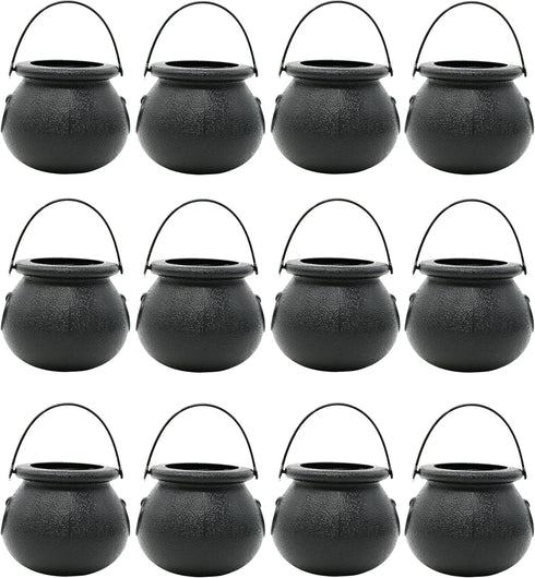 Candy Cauldron Kettles - 1 Dozen Party Decoration Supplies by Big Mo’s Toys...