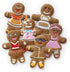 Tovolo Gingerbread Girls Templates Reverse, Dishwasher Safe, Set of 6 Cookie Stamps with Cutter...